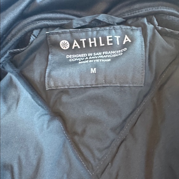 Athleta Quilted Zip Up Hooded Jacket - Picture 4 of 4